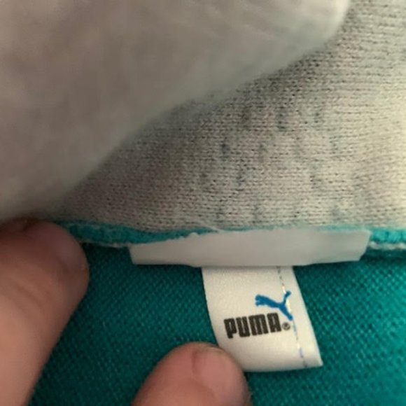 Puma - Teal sweater ladies Medium - Picture 7 of 9
